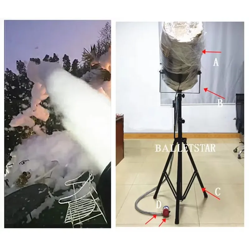 

TOP Hottest 2500W Jet Foam Snow Cannon Foam Machine For Party Swimming Pool Party Machines Wedding Snow Machine/big Snow Making