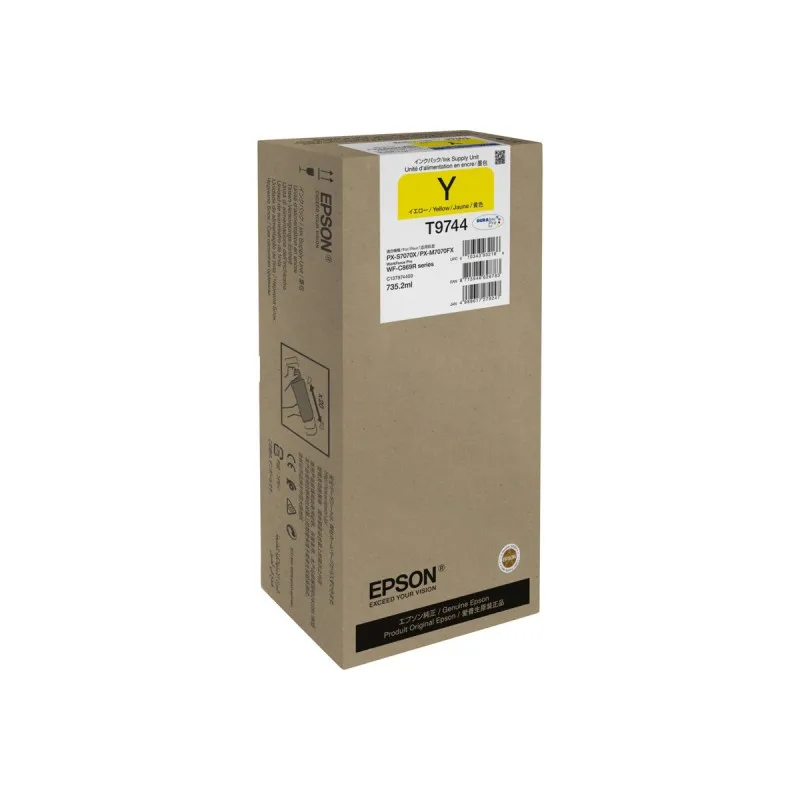 Epson T9744 yellow Original ink cartridge-C13T974400 T9744 tintasycartuchos.com