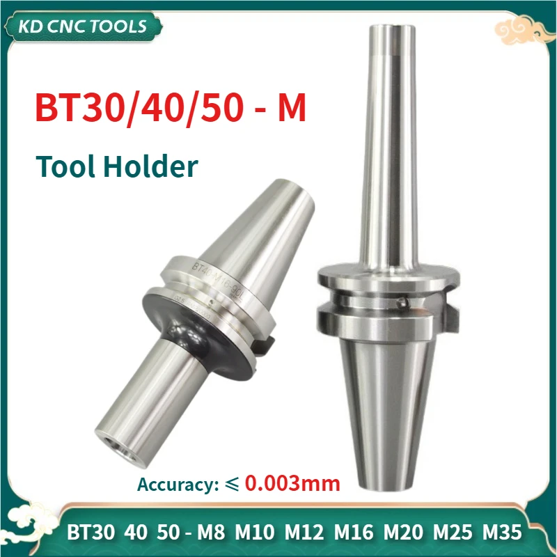 KD CNC BT30 M8 M10 M12 M16 BT40 M8 M10 M12 M16 BT50 M10 M12 M16 M20 M25 M32 M35 BT BT40 thread tool holder bracket tool Collet