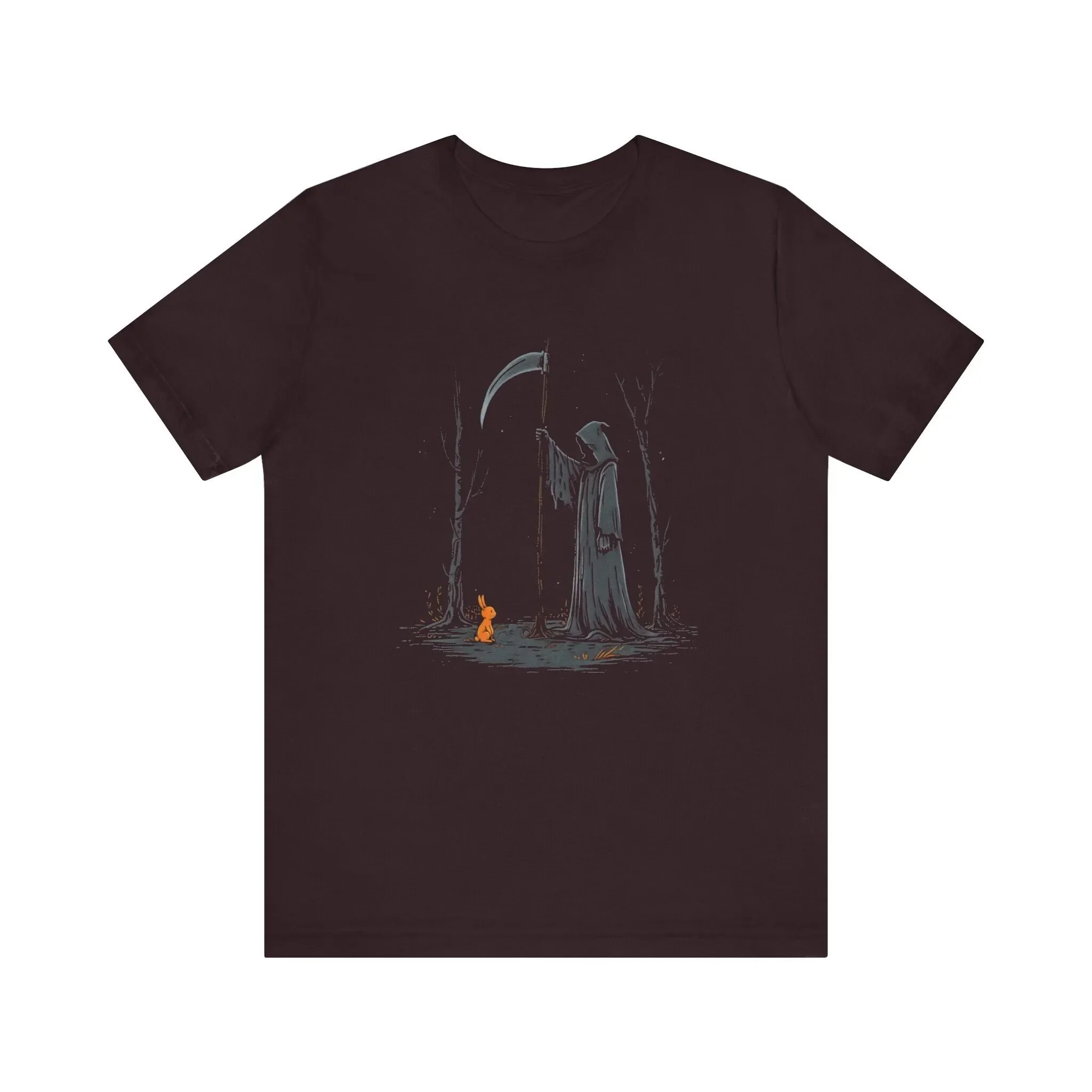 Grim Optimism Bunny Grim Reaper T Shirt