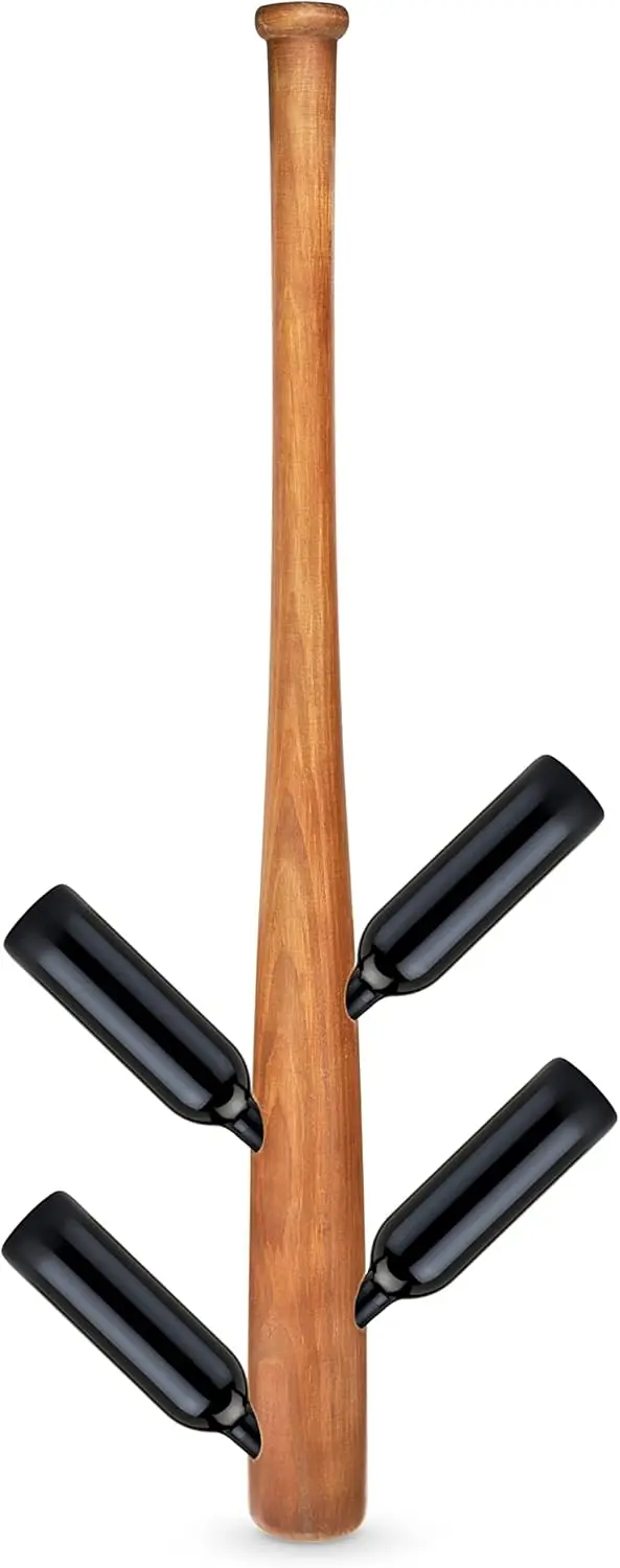 

Baseball Bat Bottle Wine Racks, Brown