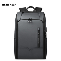 HcanKcan Men's Business Backpack Waterproof 15.6 Inch Laptop Bag Large Capacity Travel Daypack Casual Daily Work School Backpack