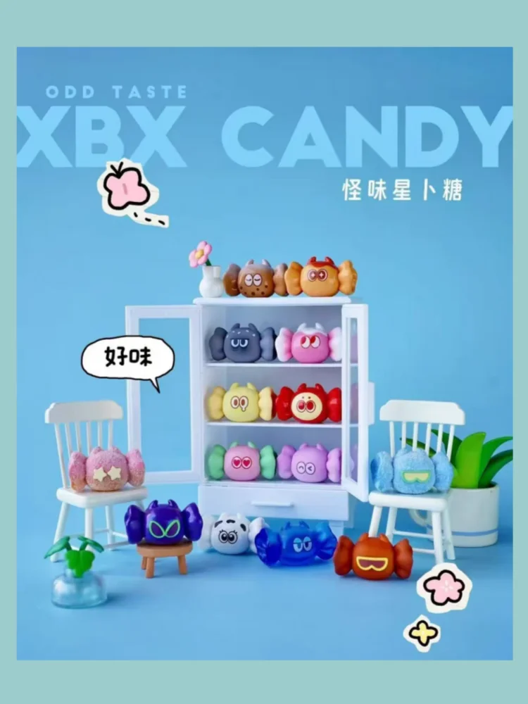 

Odd Taste Xbx Candy Series Pop Bean Blind Bag Cute Mini Toy Display Figure Room Decoration Kids Gift Trendy Blind Box Series