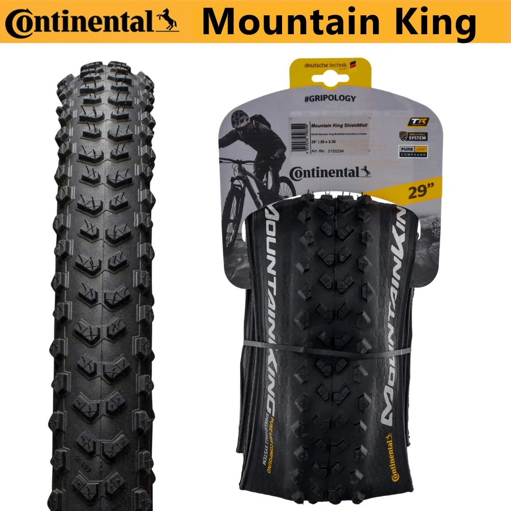 كونتيننتال ماونتن كينج MTB 29x2.3in إطار قابل للطي لايحتاج 3/180 TPI أداء TLR 29x2.3 "نظام درع قابل للطي E-25