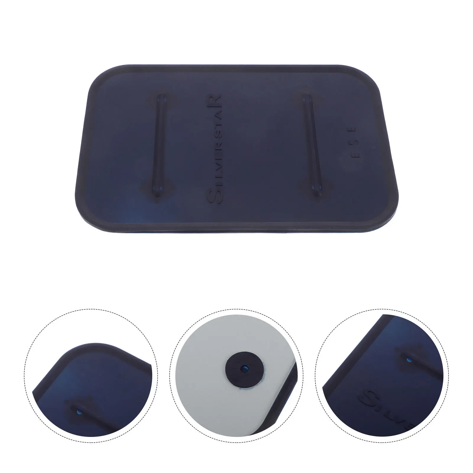 

Portable Ironing Mat Pad 8.76x5.82x0.2 Inch Silicone Heat Resistant Insulation Pad Non-Slip Table Protection for Steam Iron Use