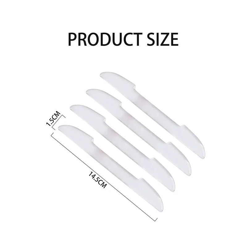 자동차 도어 투명한 충돌 방지 보호대 바 스티커 Rearew 뷰 미러 커버 보호 StripSide Edge Protection Guards