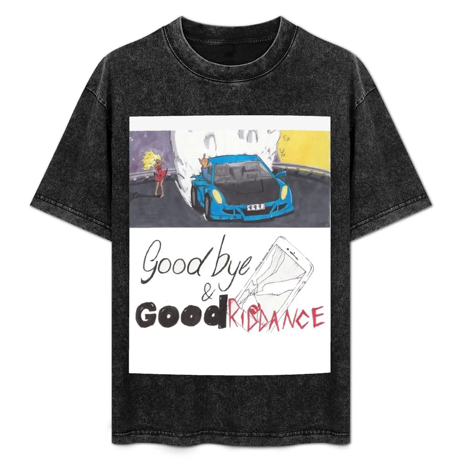;Goodbye & Good Riddance poster T-Shirt Casual Lightweight Short Sleeve Top