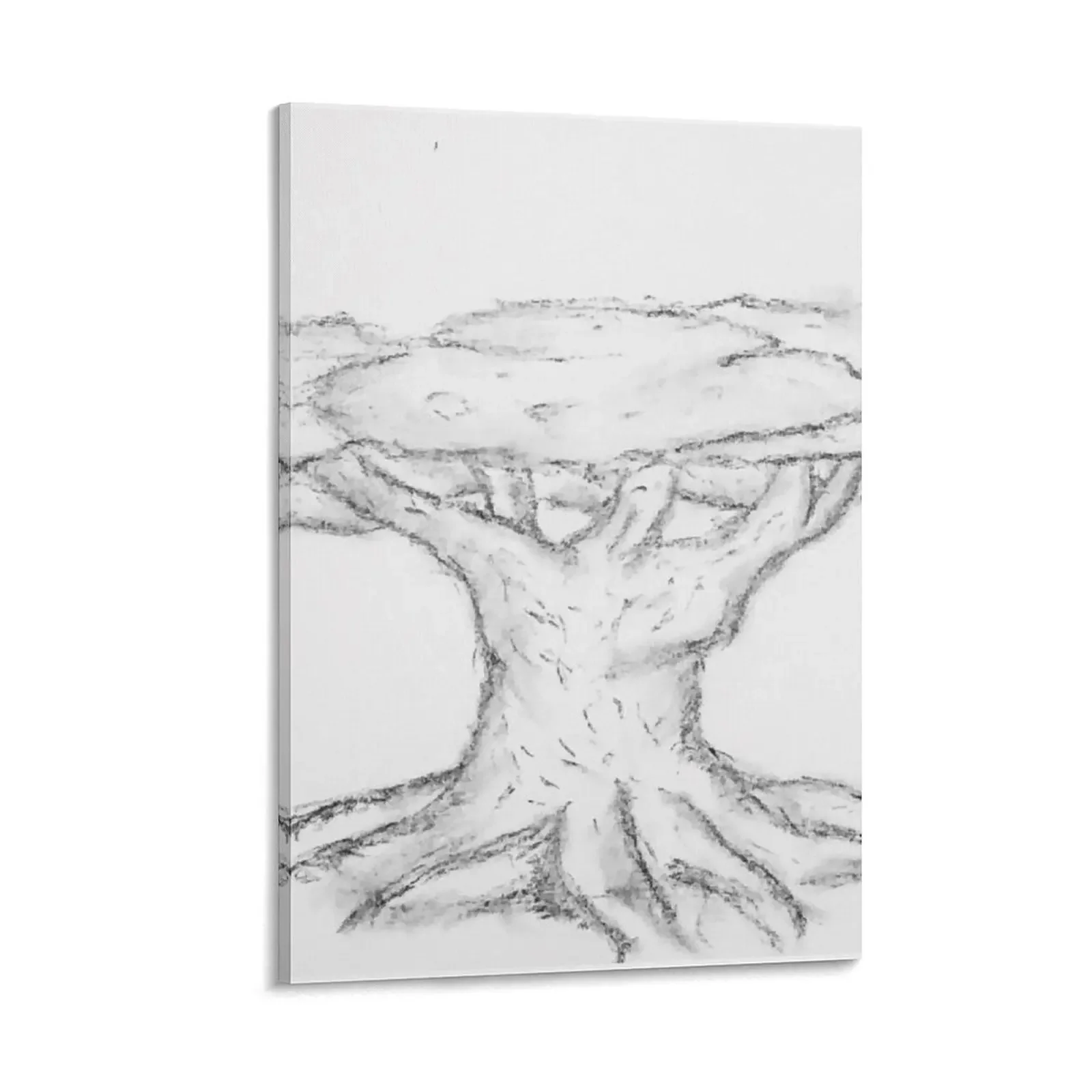 

Charcoal Tree Canvas Painting Posters on the wall wall decoration Paintings