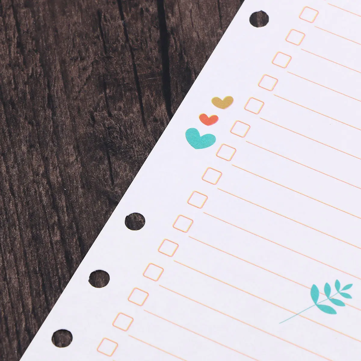 2Pcs A5 Paper Refills Colorful 6 Holes Loose Leaf Planner Notebook Pad Smooth Writing Drawing Suitable for Spiral Notepad Daily - view 2
