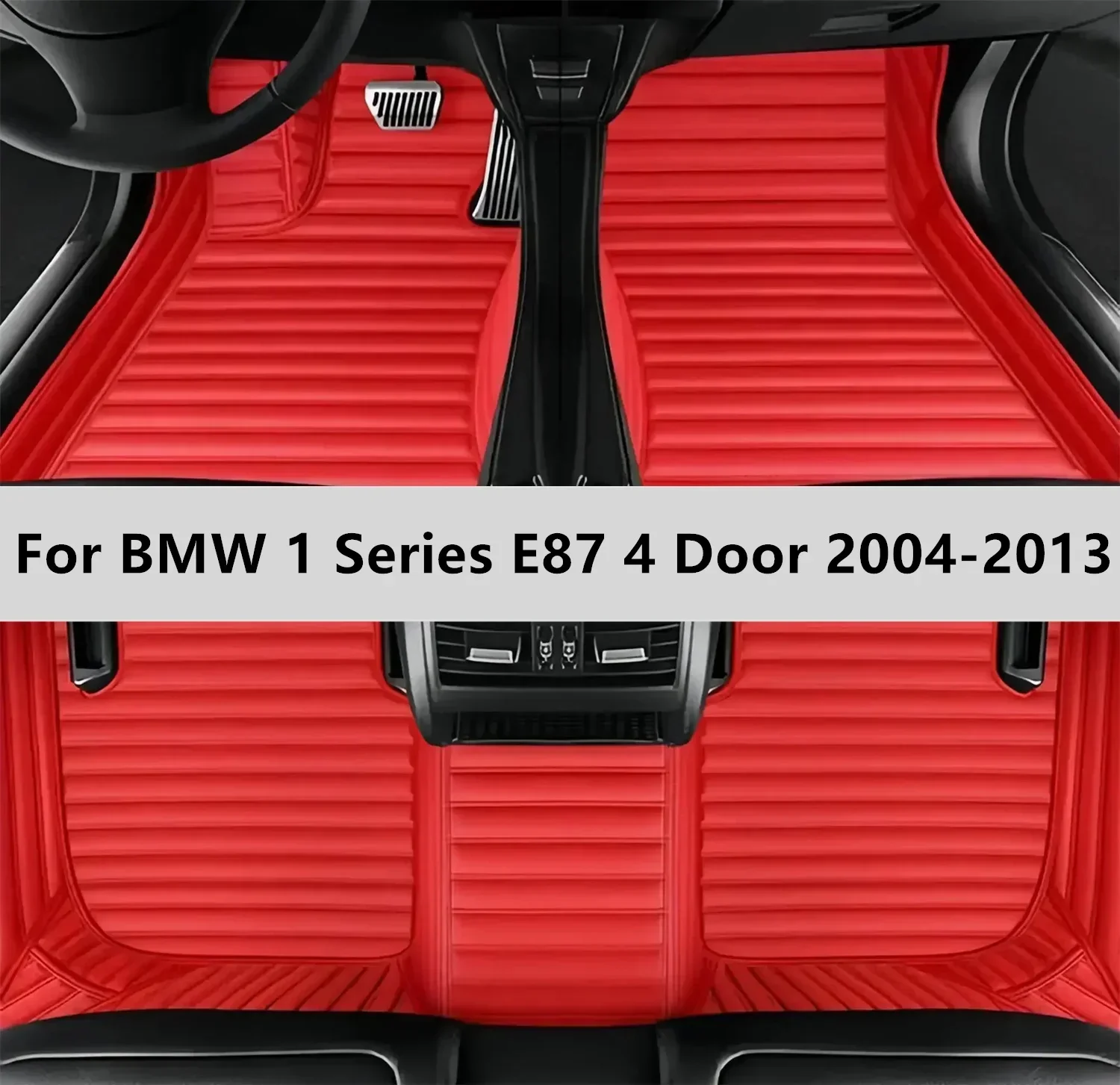 Custom Car Floor Mats For BMW 1 Series E87 4 Door 2004-2013 Floor Mat Car Mat Accessories Men Women Interior Accessories