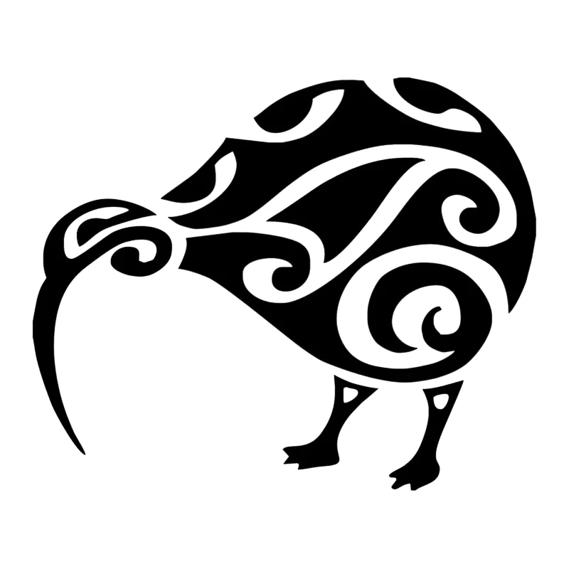 

41948# New Zealand Kiwi Bird Car Sticker Vinyl Decal Waterproof Auto Decors for Bumper Rear Window Laptop Motocycle Truck Van