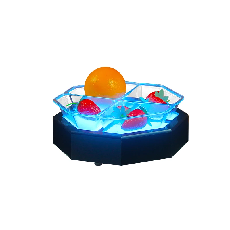 

Custom Logo Furniture Bar Accessories Durable Plastic Fruit Tray Party Engraving Design