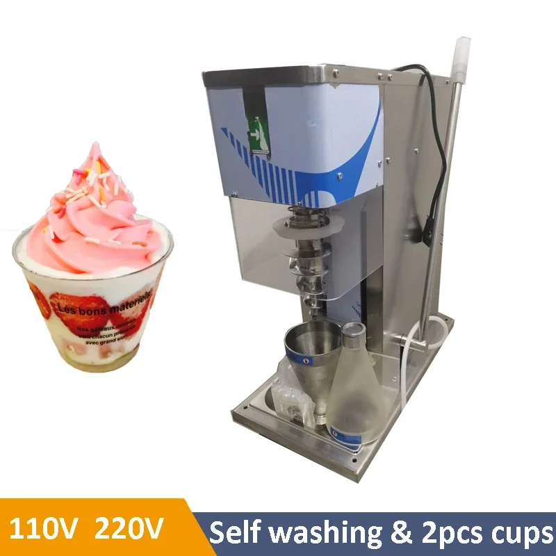 Freeze Fruit Yogurt Ice Cream Swirl Mixer Blender Real Ice Cream Maker Fruit Ice Cream Blender Mixer Machine