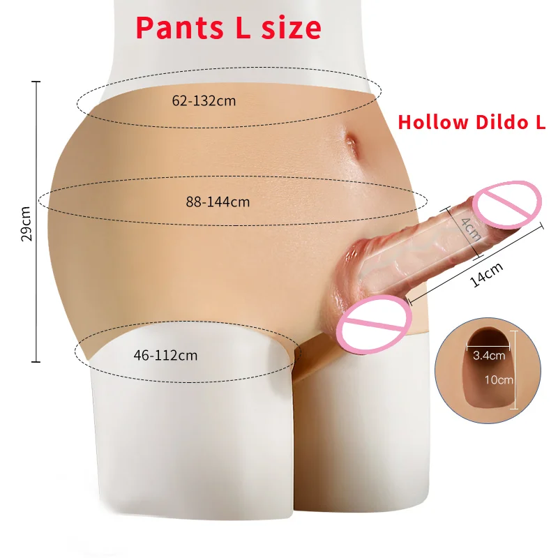 Realistische hohle und feste Dildo Strapon Hschen fr lesbische mnnliche  Silikon Penis fr Hosen Sexspielzeug fr Paare Homosexuell Mastur bator -  AliExpress 66