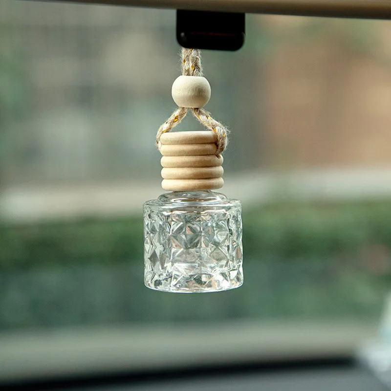 

8ml Car Perfume Bottle Essential Oil Diffuser Fragrance Air Freshener Scent Ornament Hanging Empty Bottle Interior Accessory
