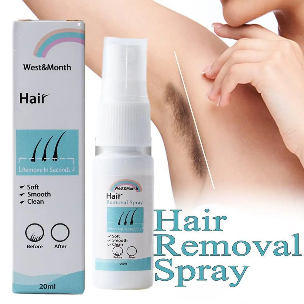 Women Permanent Hair Removal Spray Ladies Armpit Legs Arms Painless Hairs Remover Inhibitor Beautiful Private Care