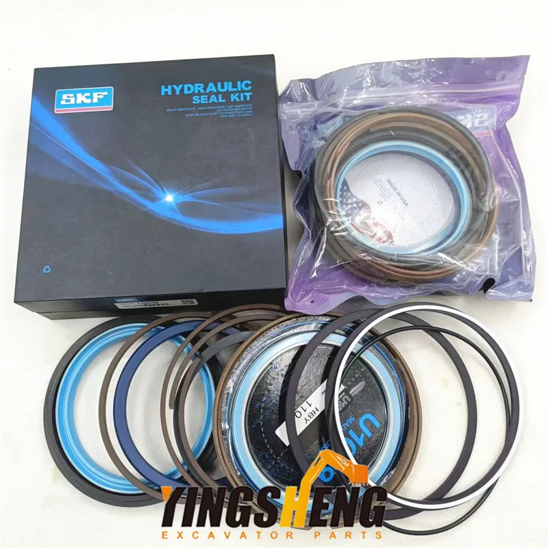 حفارة XCMG XG 55 60 75 80 135 150 ذراع كبير، شريط دلو للذراع الأوسط، دلو ذراع صغير، أسطوانة زيت، حزمة إصلاح ختم الزيت