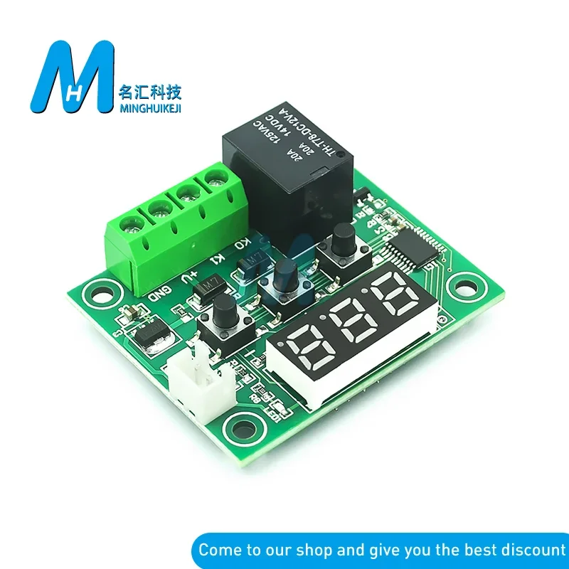 XH W1209 -50-100C تيار مستمر 12 فولت الرقمية التحكم في درجة الحرارة ترموستات التحكم في درجة الحرارة ترموستات لوحة التبديل W1209