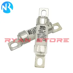 1 pz 100% nuovo fusibile RGS4 10A 16A 20A 25A 32A 35A 40A 50A 55A 63A 75A 80A 100A 110A aR 660GH 690V