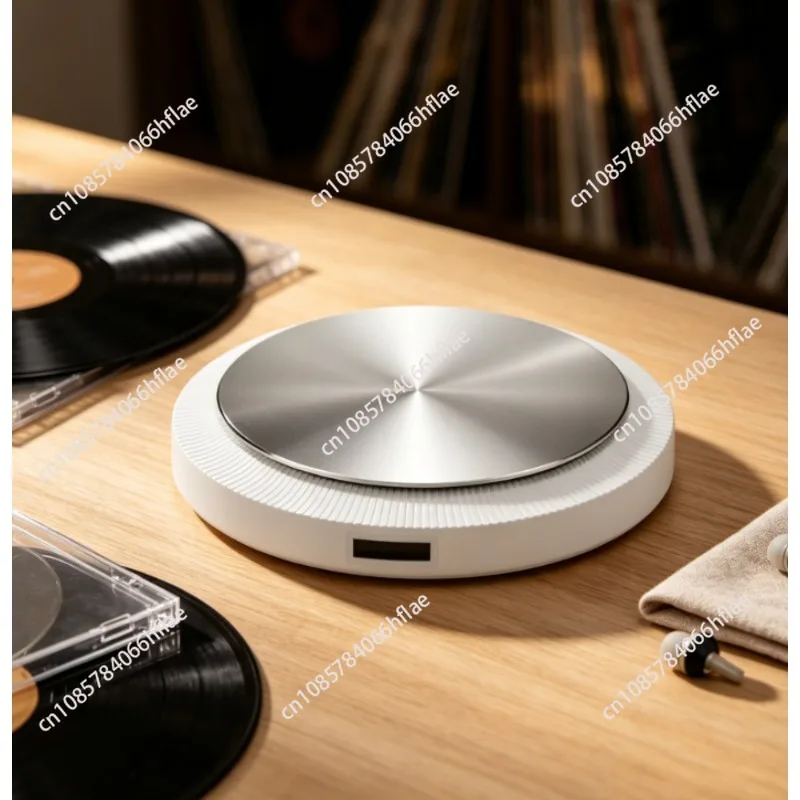 Portable Rechargeable Bluetooth CD Player, Simple Creative Walkman Music Album Audio Player