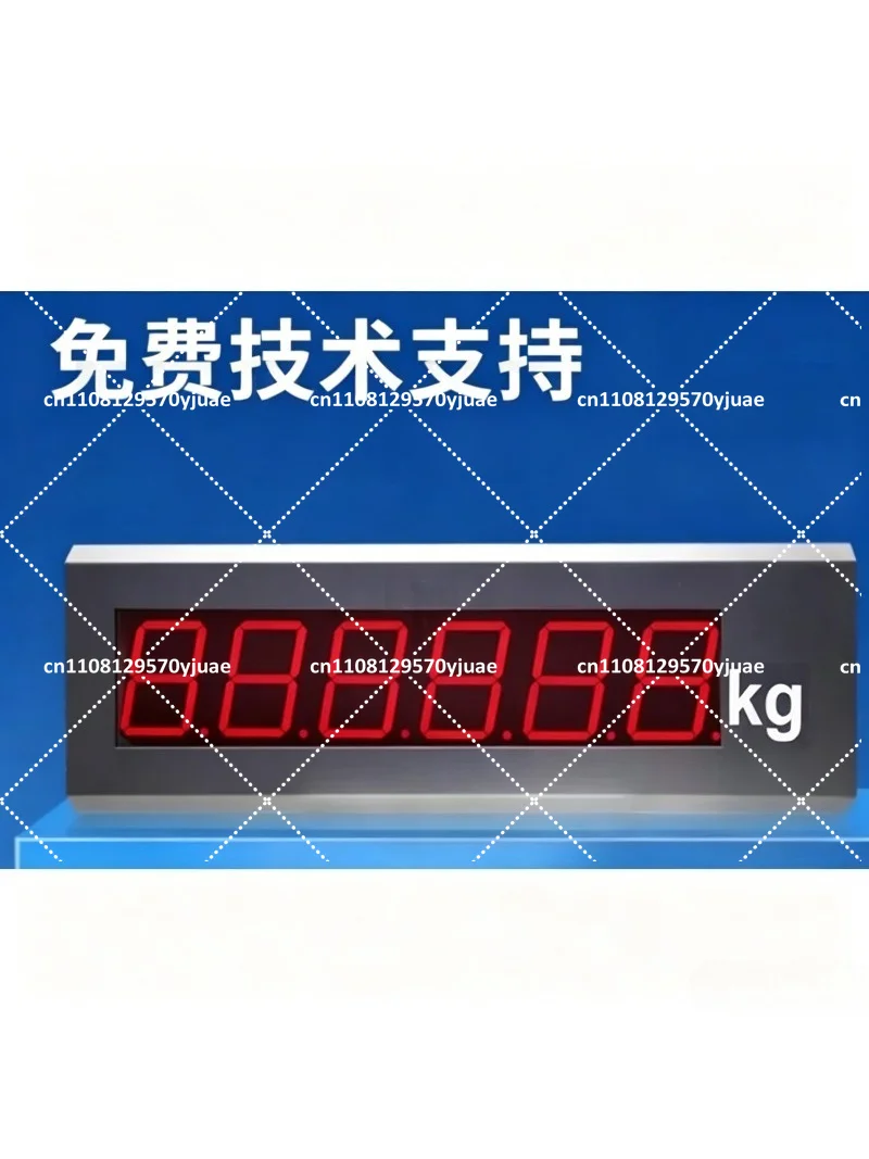 Large Screen Weight Display for Truck Scale, Industrial Bright LED Waterproof Indicator