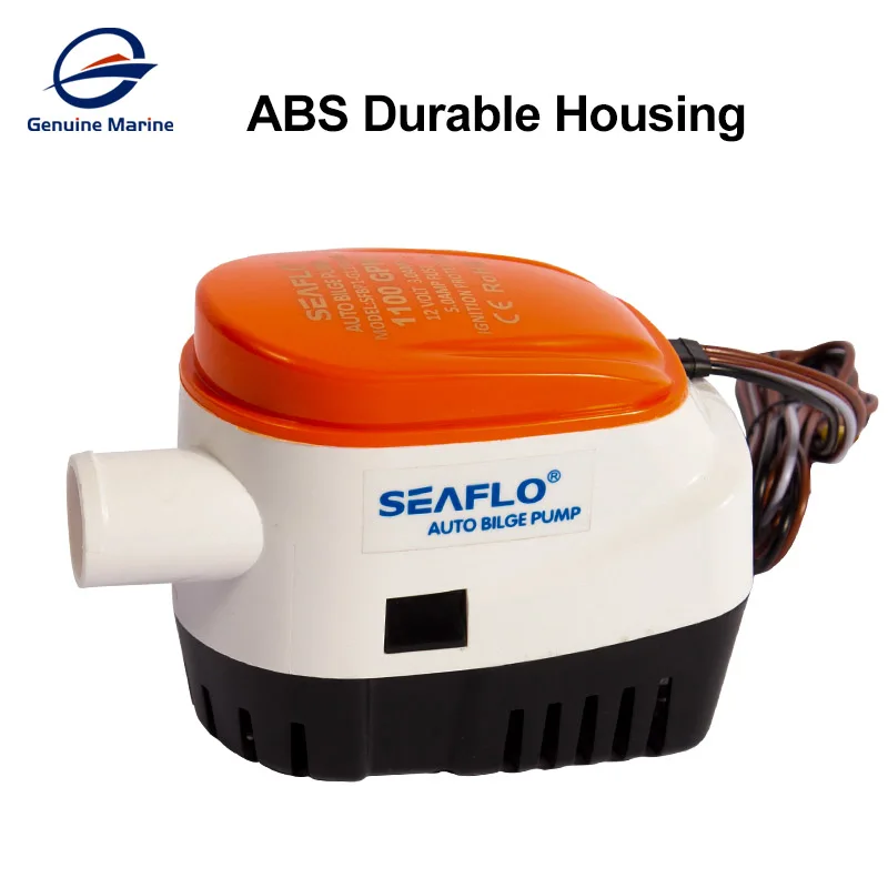 Seaflo 1100GPH Automatic Boat Bilge Pump 12V DC Auto Submersible Electric Water Pump Small Water Exhaust Pump With Float Switch