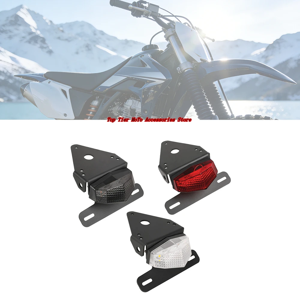 Soporte de matrícula para motocicleta, eliminador de guardabarros, luz LED trasera, nuevo, compatible con HONDA XR250R/XR400R/XR400 Motard/XR250 Motard