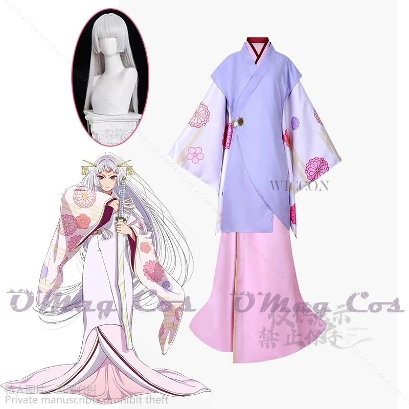 Akane New Wig Tokyo Blade Stage Play Season 2 Akane Kurokawa Cosplay Japanese Kimono Uniform Anime Lolita Cosplay Costume