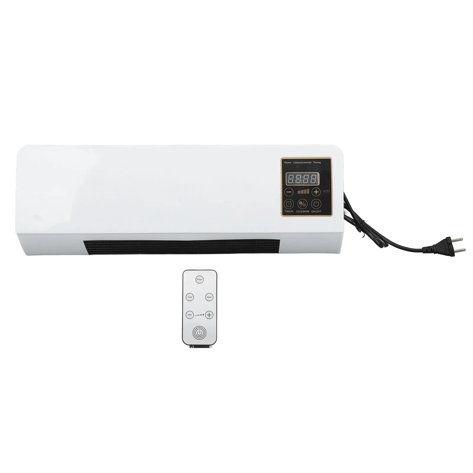 Small Conditioner Heater Portable Wall Mounted Conditioning Hot Fan for Bathroom Bedroom EU Plug 220V Cooler 1