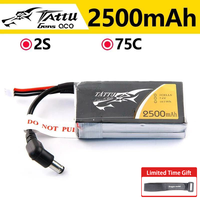 Tattu Lipo LiPo 2s 2500mAh Lipo 7.4V FPV Goggle Battery for Fatshark Goggle HDO RC Tool Accessories FPV Drone Battery