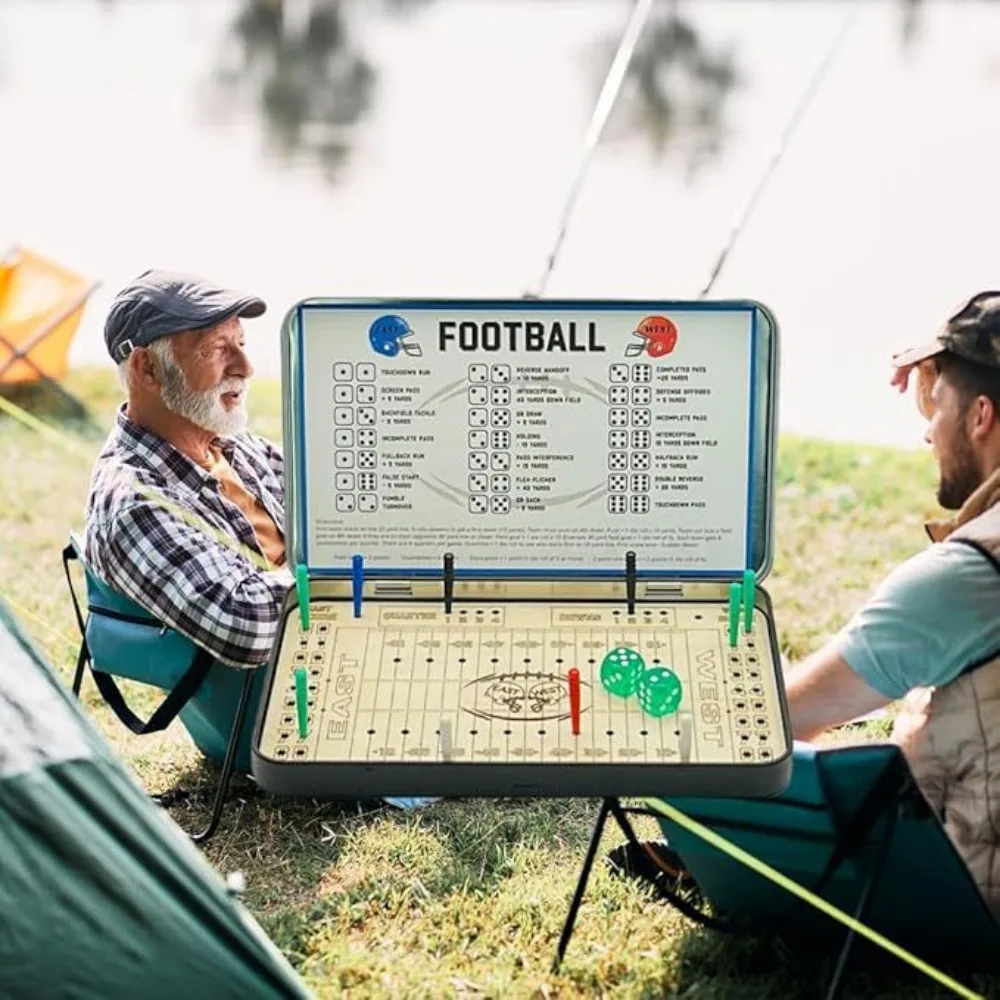 Juego de viaje de béisbol de madera, tablero de ajedrez divertido, juego de mesa de dados para nudillos de fútbol, juego familiar funcional, juguete interactivo