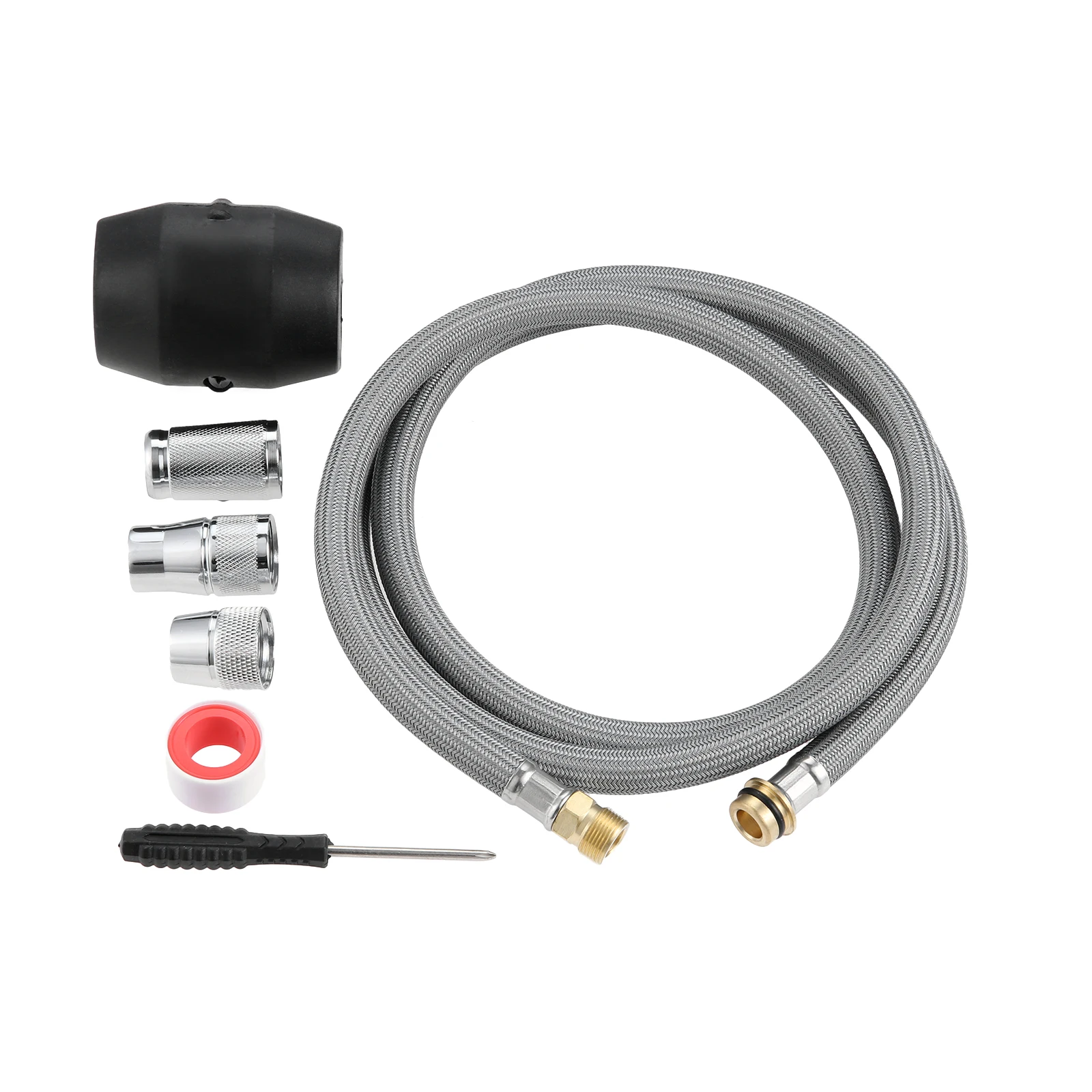 1Set Kitchen Faucet Hose Replacements Compatible with Grohe Pull-Down Sprayer Flexible Pull-Out Faucet Hose for 48293000