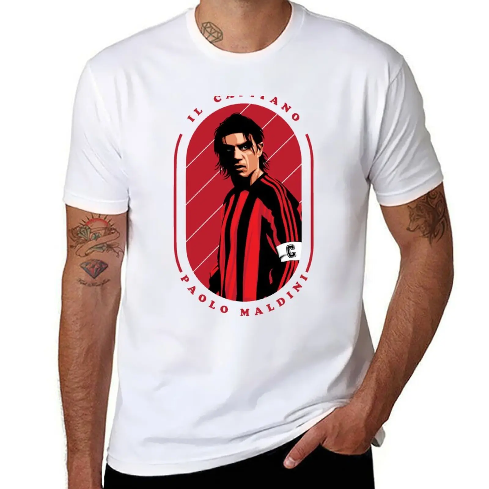 

Paolo Maldini T-Shirt man t shirts cotton funny t shirts cotton T-Shirt