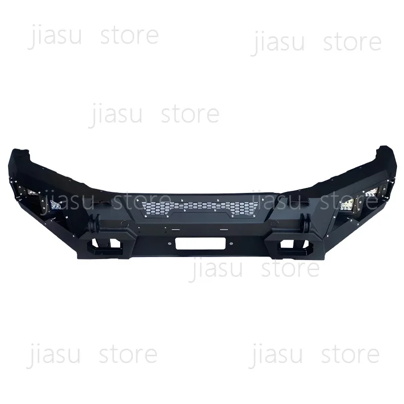 Hilux Ranger D-Max Triton NP300 Front Bumper, Heavy Duty Steel Nudge Bar for Pickup