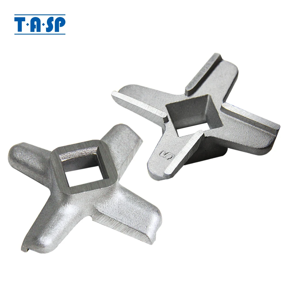 2 pcs Meat Grinder Blade #5 One-Side Spare Parts Mincer Knife For Bosch MUM 4 MUM5240 MFW 15 Philips HR77 Siemens MF 155