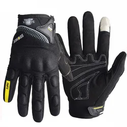 Motorcycle Gloves Summer Mesh Breathable Moto Gloves Men Women Touch Screen Motocross Gloves Touch Screen Cycling Gloves