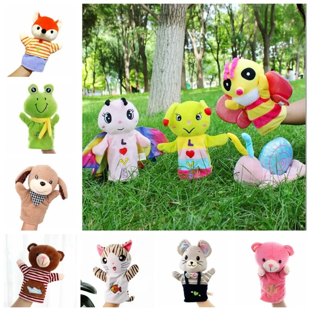 Stuffed Animals Plush Finger Puppet Anime Doll Kawaii Hand Finger Puppet Marine Animals Soft Animal Plushed Doll