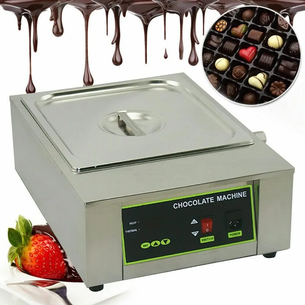 Haoyunma Chocolade Tempering Machine, Smeltkroes 8Kg/17.6lb Elektrische Smelter Kachel Gekozen