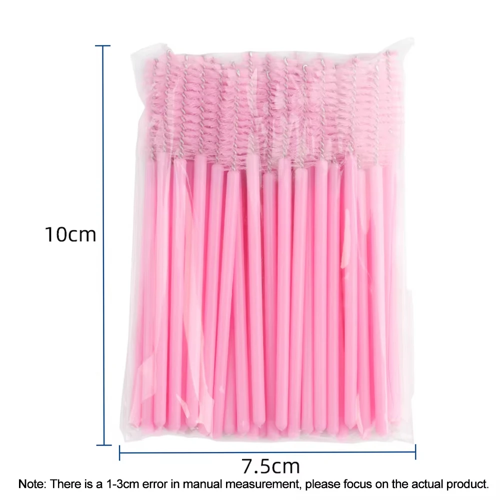 100/200 Stuks Wegwerp Lash Borstels Wimpers Extension Brush Voor Vrouw Mascara Wands Applicator Spoolers Makeup ToolsGroothandel