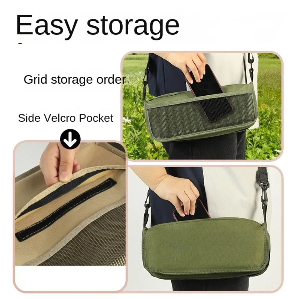 

Wear-resistant Folding Backpack Stool Sturdy Crossbody Sports Folding Chair Strong Load-bearing Handbag style Pencil Case Stool