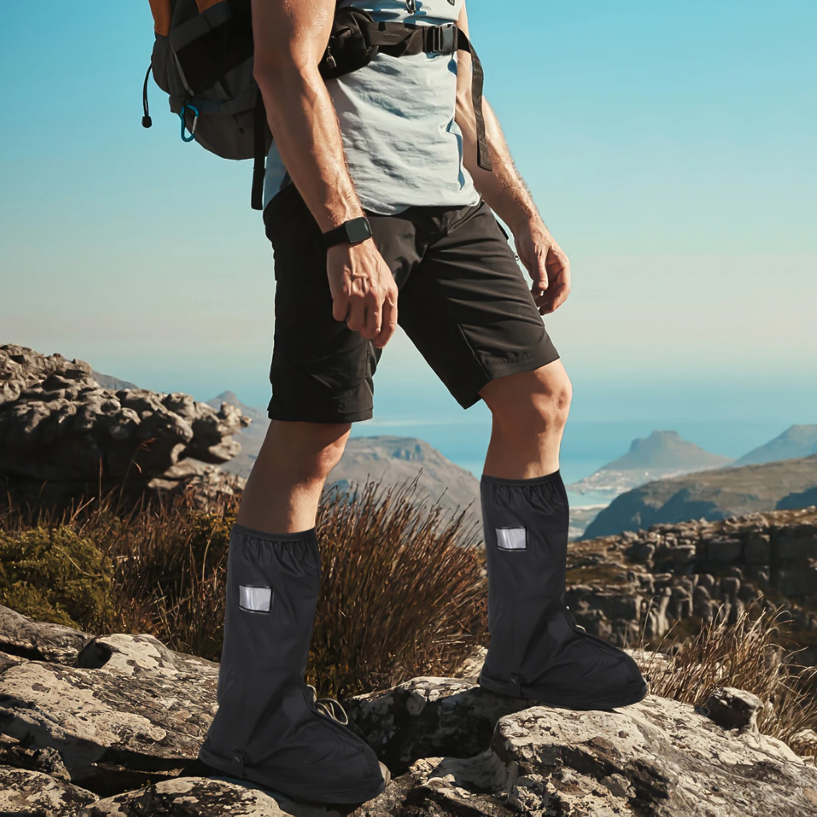 

Rainproof Shoe Cover Boots Anti-slip Covers Anti-snow Overshoes Garden Protective Water Male