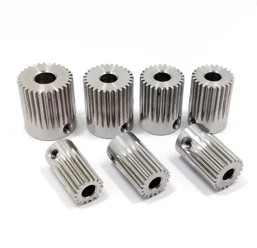 High-Precision 0.5 Module 304 Stainless Steel Motor Gears 16-30T, Durable CNC/DIY Model Gears for Machinery