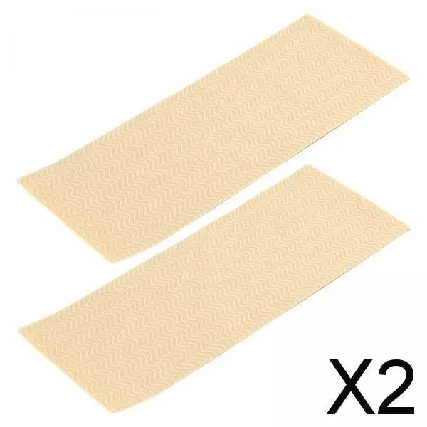 2 patchs de réparation de semelles de chaussures en caoutchouc, protection de semelles antidérapantes, semelles intérieures abricot