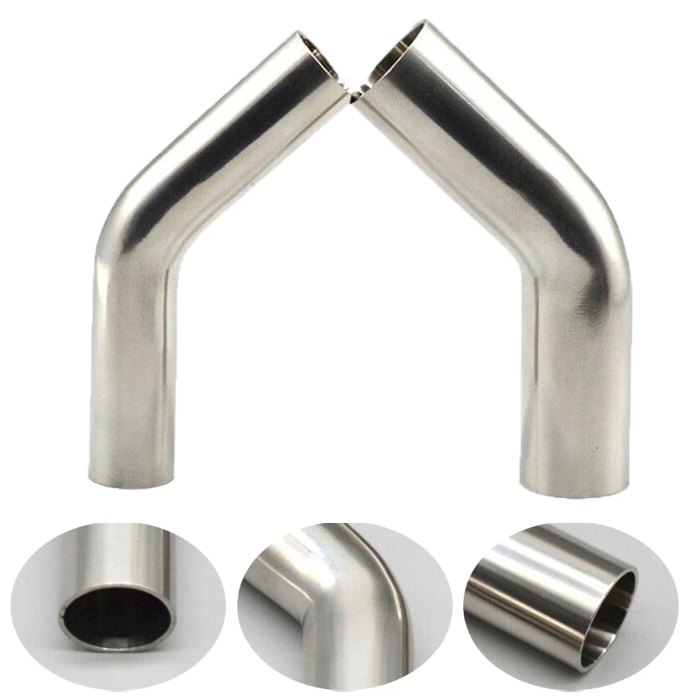 

Pipe Elbow Polished Resistance Pipe Exhaust Stainless 19-51mm 45 ° Bend Business Elbow High Quality Industrial