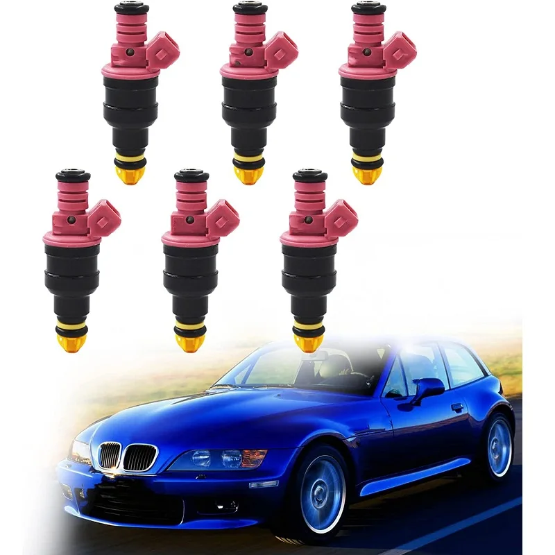 

6pcs Fuel Injectors 0280150440 For BMW 328i Z3 M3 528i 2.8L 3.2L l6 1996-2000