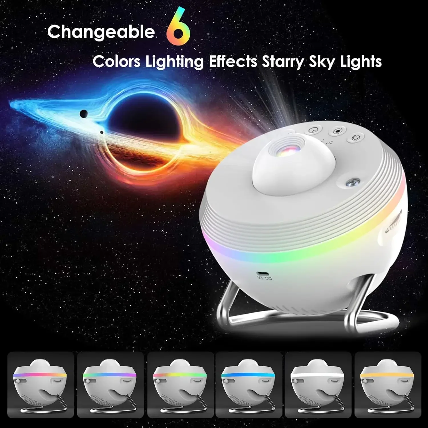 Meteor 13 in 1 Ultra Clear Galaxy Projector Ultra Clear Night Light Lamp Space Ball Planetarium Projector Lights for Bedroom