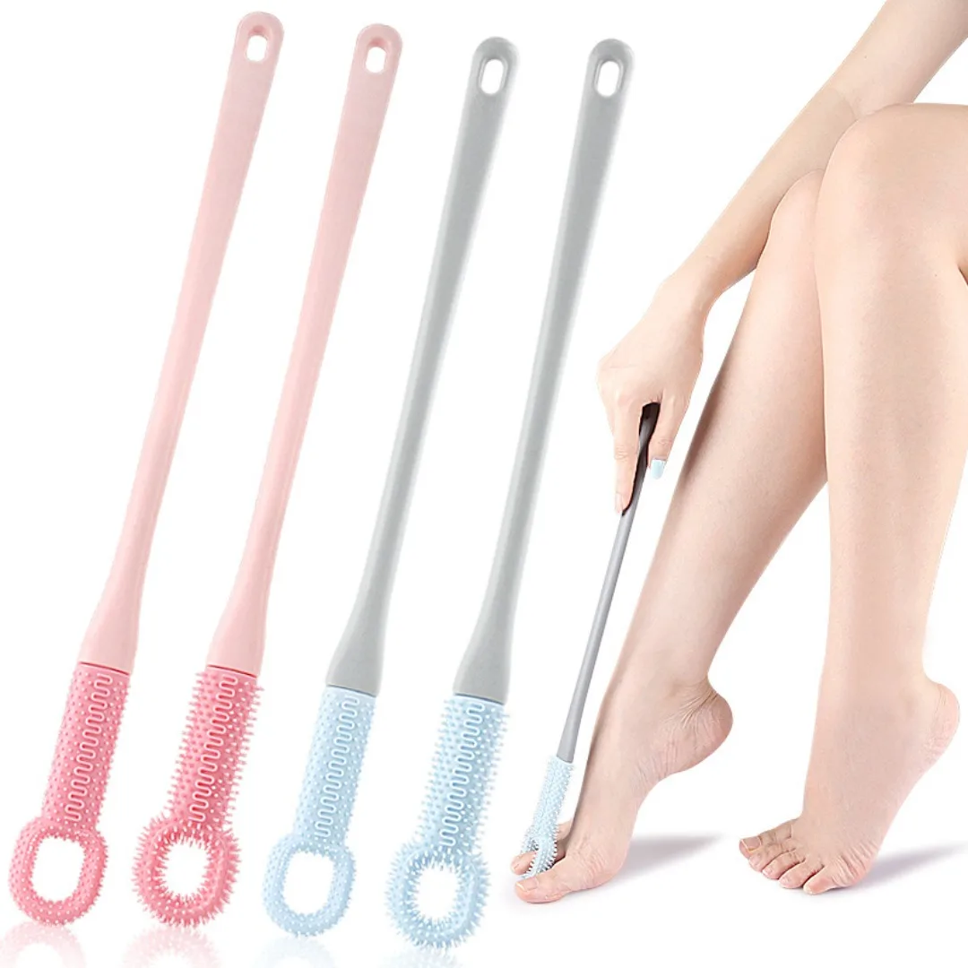 Toe Seam Scrubbing Brush Toe Gap Brush Rubbing Ash Relieve Rubbing Foot Tool Dead Skin Remover Feet Wash Foot Care Tool Dropship