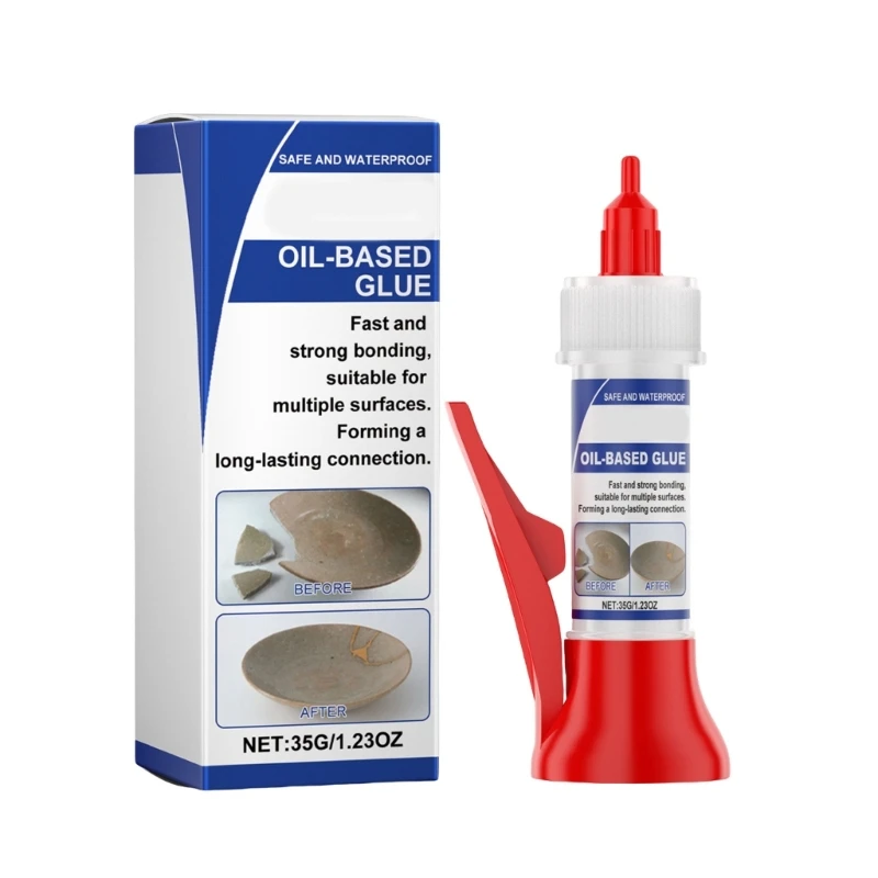 Y1UB 35g Quick Drying Adhesive Oil Based Glues Multifunctional Glues Ceramic Glues