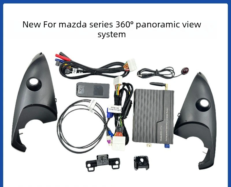 For Mazda CX-5 CX-30 CX-8 CX-9 3D 360° Panoramic Reverse Parking Assist Camera Retrofit System