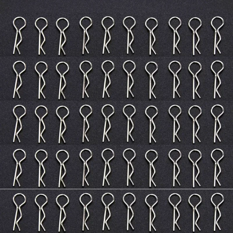 120PCS RC Auto Onderdelen 1/10 1/12 Auto Shell Body Clips Pins Behuizing Klink R Gespen Vaste voor 1:10 Crawler buggy Drift Model Auto's